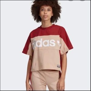 Adidas crop tee